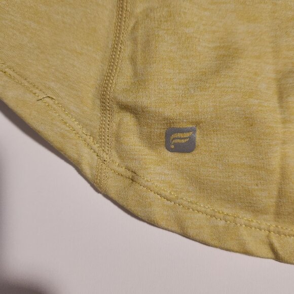 Fabletics Tank Top Sleeveless Activewear Crew Neck Yellow Womens Large / 10 - Picture 4 of 10